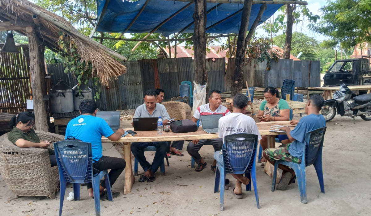Rapat BUMDes Lalena Wanno bersama pendamping desa
